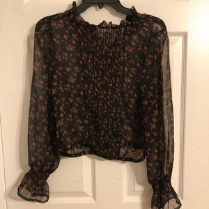 floral print blouse